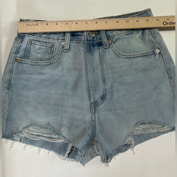 Highest Rise Cut off Jean Shorts Womens Sz 4 Waist 27 Wild Fable Daisy Dukes NWT - Picture 2 of 8